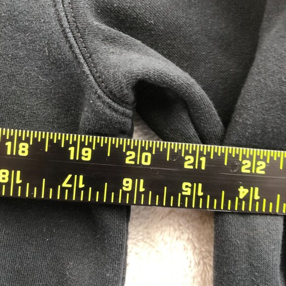 Vans Mens Sweatshirt Small Crewneck Long Sleeve Black Graphic Top Pullover Y2K - Picture 6 of 15